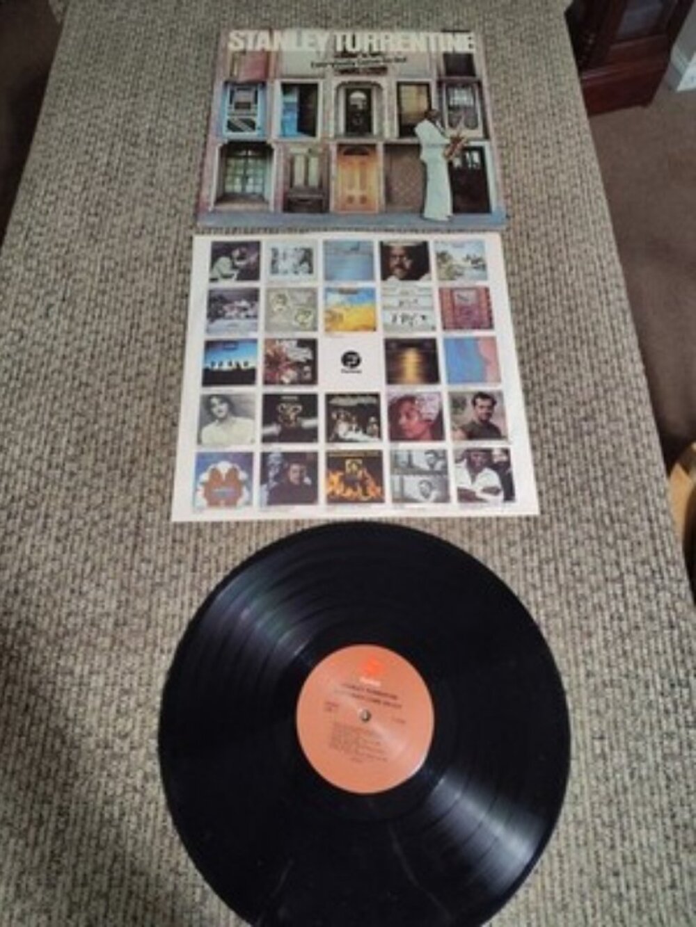 FANTASY LP RECORD /STANLEY TURRENTINE/ EVERYBODY COME ON OUT/ EX+ JAZZ